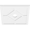 Ekena Millwork Embry Architectural Grade PVC Contemporary Ceiling Medallion, 20"OD x 3"ID x 7"C x 1"P CMP20EY-03000 - alternate 4
